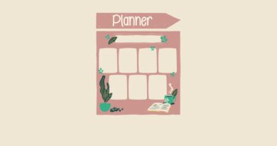 Planner semanal para imprimir com layout minimalista e espaços para metas e tarefas.