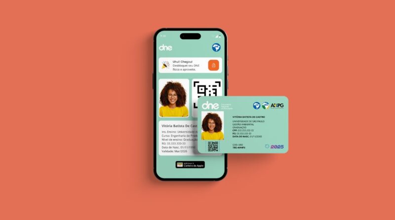 Carteira de estudante digital gratuita: app gov.br com QR Code válido para meia‑entrada.