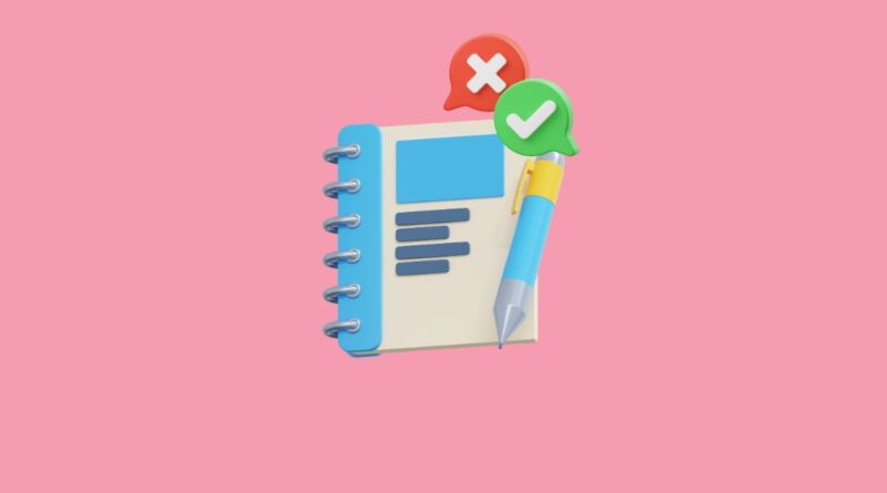 Caderno de erros: técnica simples que ajuda a memorizar melhor os conteúdos cobrados em concursos