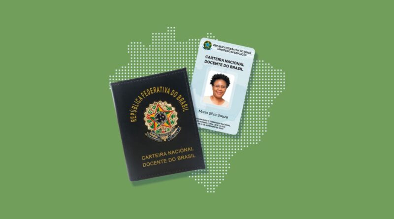 Carteira Nacional Docente: documento digital que identifica e valoriza professores.